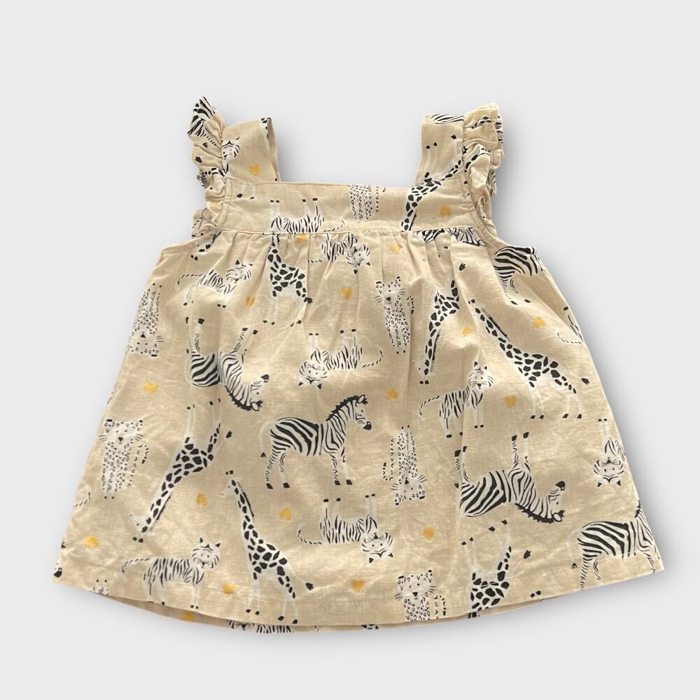 Koala Kids Zebra Print Tank Top Sz 2T Fun Stylish Safari